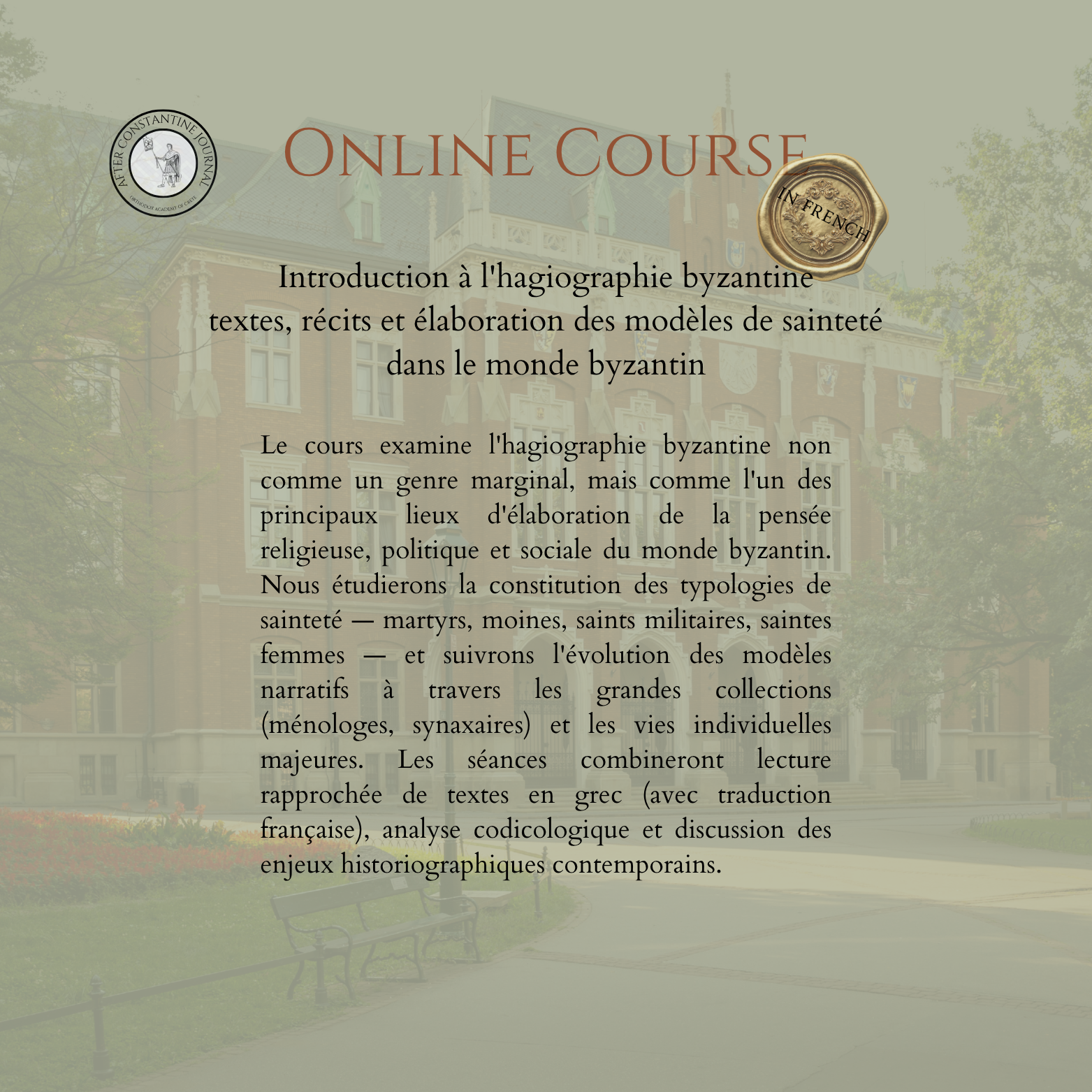 Introduction à l'hagiographie byzantine : textes, récits et élaboration des modèles de sainteté dans le monde byzantin